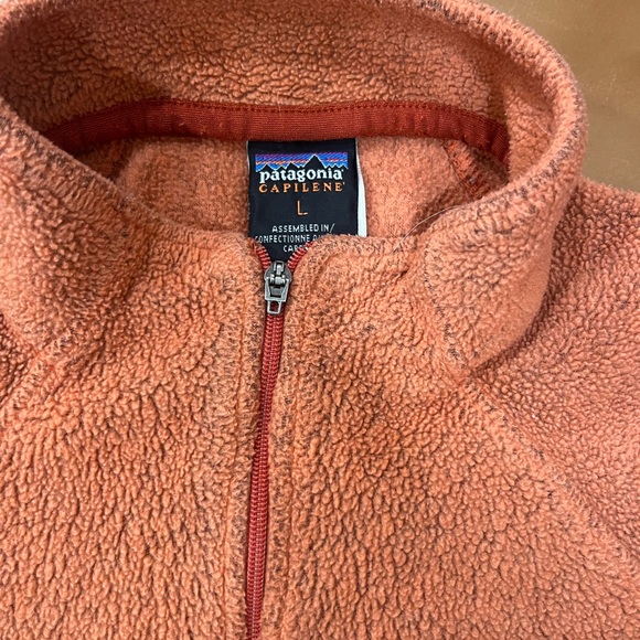 Patagonia Rust Fleece Half-Zip - Picture 2 of 3